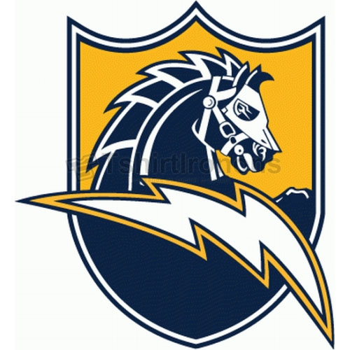 San Diego Chargers T-shirts Iron On Transfers N736 - Click Image to Close